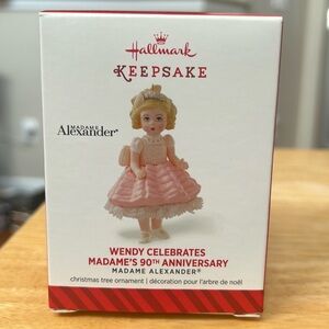 Hallmark Wendy Celebrates Madame Alexander 90th anniversary ornament